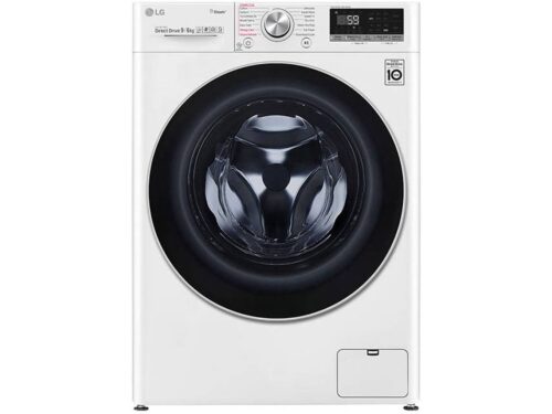 Máquina de Lavar e Secar Roupa LG F4DV5009S0W (6/9 kg - 1400 rpm - Branco)