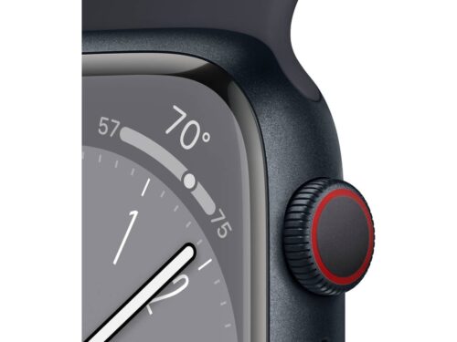 APPLE Watch Series 8 GPS+Cellular 41 mm Meia-noite com Bracelete Desportiva Meia-noite - Image 3