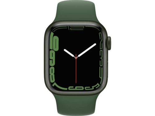 APPLE Watch Series 7 GPS 41 mm Verde com Bracelete Desportiva Trevo - Image 2