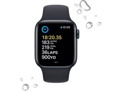 APPLE Watch SE GPS 40 mm Meia-noite com Bracelete Desportiva Meia-noite - Image 3