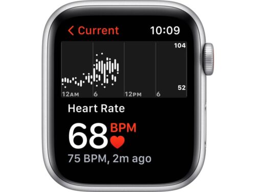 APPLE Watch SE GPS+Cellular 44 mm Prateado com Loop Desportiva Azul Abissal/Verde Musgo - Image 4