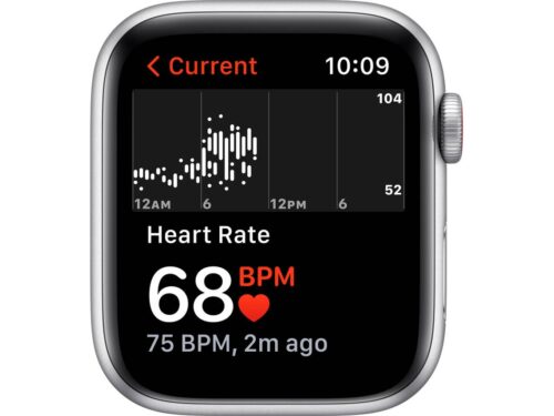 APPLE Watch SE GPS+Cellular 44 mm Prateado com Bracelete Desportiva Azul Abissal - Image 4