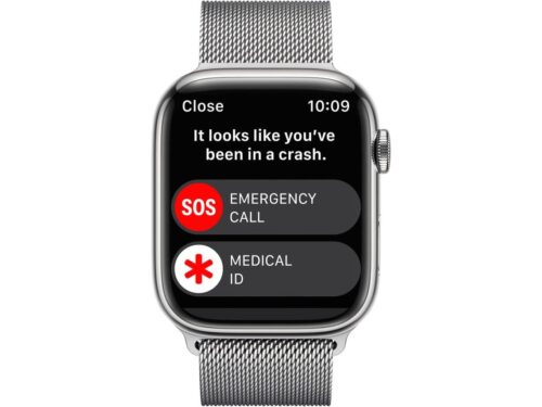 APPLE Watch Series 8 GPS+Cellular 45 mm Prateado com Loop Milanesa Prateado - Image 4