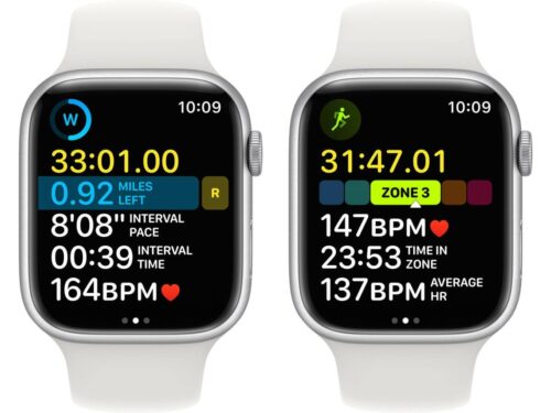 APPLE Watch Series 8 GPS 45 mm Prateado com Bracelete Desportiva Branca - Image 5