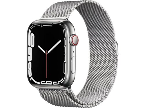APPLE Watch Series 7 GPS+Cellular 45 mm Prateado com Loop Milanesa Prateado