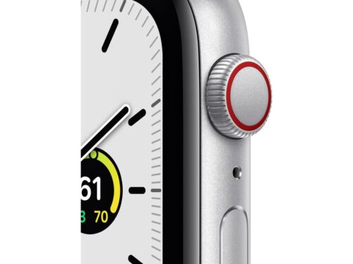 APPLE Watch SE GPS+Cellular 44 mm Prateado com Bracelete Desportiva Azul Abissal - Image 2