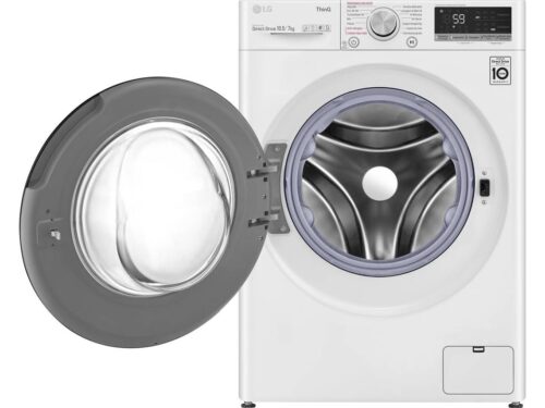 Máquina de Lavar e Secar Roupa LG F4DV5010SMW (7/10.5 kg - 1400 rpm - Branco) - Image 5