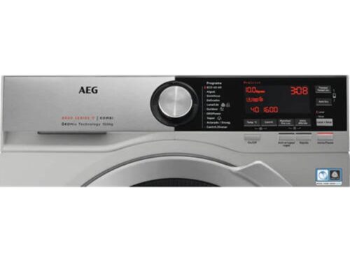 Máquina de Lavar e Secar Roupa AEG L8WEC162SC (6/10 kg - 1600 rpm - Inox) - Image 2