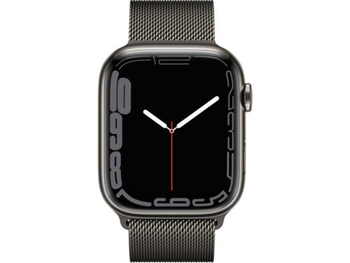 APPLE Watch Series 7 GPS+Cellular 45 mm Grafite com Loop Milanesa Grafite - Image 2