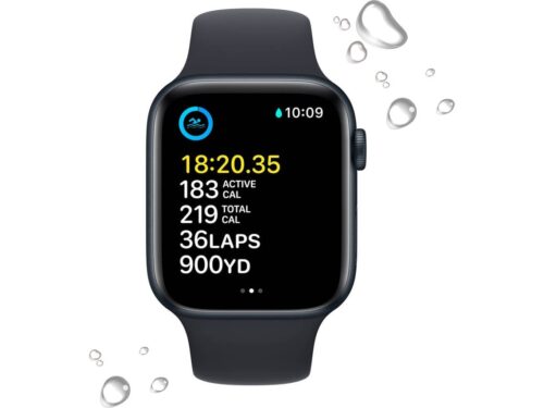 APPLE Watch SE GPS 44 mm Meia-noite com Bracelete Desportiva Meia-noite - Image 3