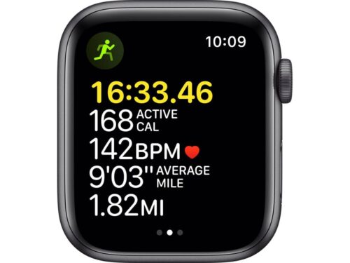 APPLE Watch SE GPS 44 mm Cinzento Sideral com Bracelete Desportiva Meia-noite - Image 2