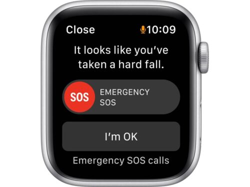 APPLE Watch SE GPS 44 mm Prateado com Bracelete Desportiva Azul Abissal - Image 5