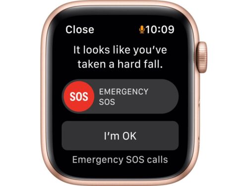 APPLE Watch SE GPS+Cellular 44 mm Dourado com Bracelete Desportiva Luz das Estrelas - Image 5