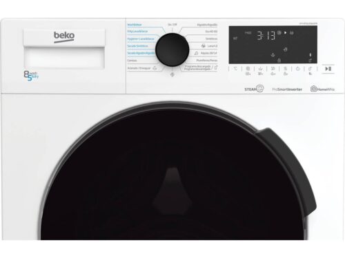 Máquina de Lavar e Secar Roupa BEKO HTV 8716 DSW BTR (5/8 kg - 1400 rpm - Branco ) - Image 3