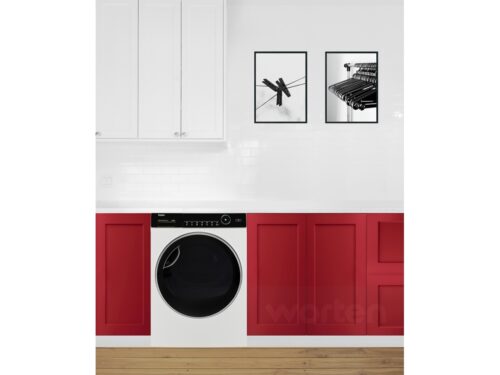 Máquina de Secar Roupa HAIER HD90-A3979-S (9 kg - Bomba de Calor - Branco) - Image 2