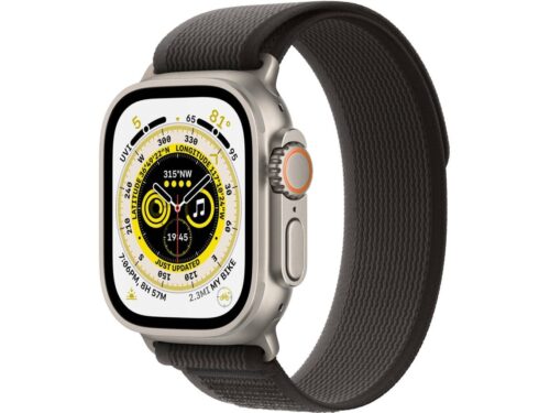 APPLE Watch Ultra GPS+Cellular 49 mm com Loop Trail Preto/Cinzento (Tamanho M/L)