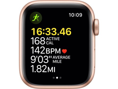 APPLE Watch SE GPS 40 mm Dourado com Bracelete Desportiva Luz das Estrelas - Image 3