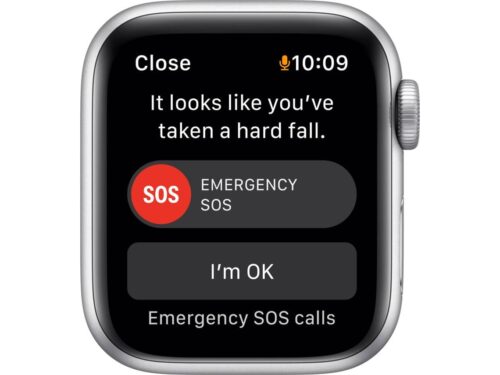 APPLE Watch SE GPS 40 mm Prateado com Bracelete Desportiva Azul Abissal - Image 5