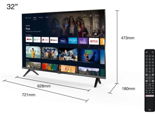 TV TCL Android 32S6200 (LED - 32'' - 81 cm - HD - Smart Tv) - Image 3