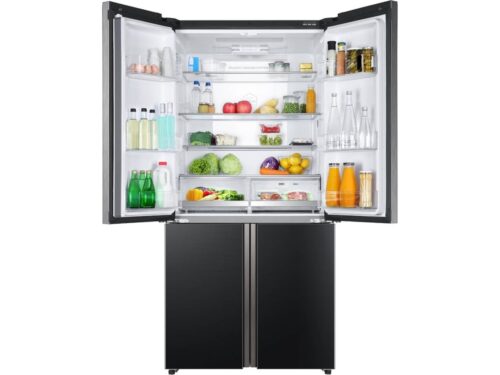 Frigorífico Americano HAIER HTF610DSN7 (No Frost - 190 cm - 610 L - Preto) - Image 4