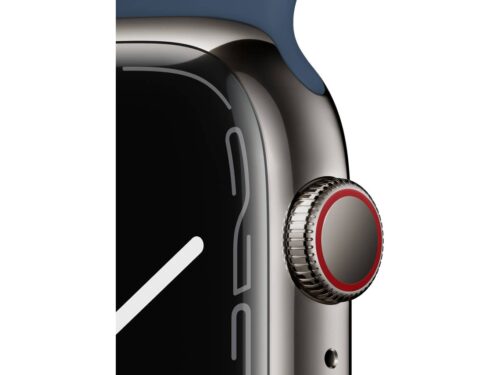 APPLE Watch Series 7 GPS+Cellular 45 mm Grafite com Bracelete Desportiva Azul Abissal - Image 3