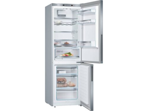 Frigorífico Combinado BOSCH KGE36AICA (Low Frost - 186 cm - 308 L - Inox) - Image 2