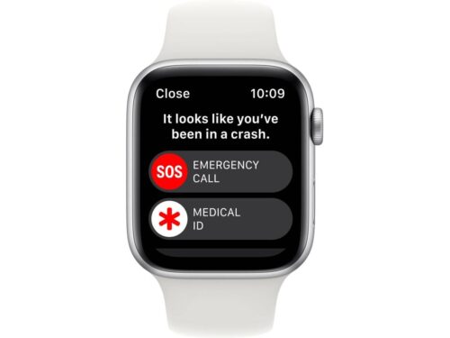 APPLE Watch SE GPS+Cellular 44 mm Prateado com Bracelete Desportiva Branca - Image 5