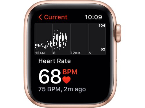 APPLE Watch SE GPS+Cellular 44 mm Dourado com Bracelete Desportiva Luz das Estrelas - Image 4