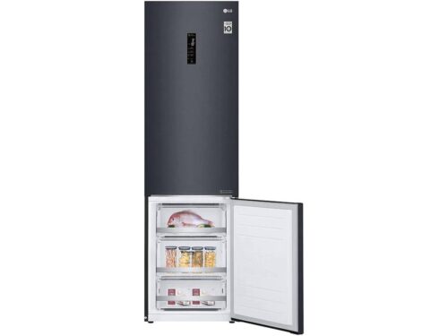 Frigorífico Combinado LG GBB72MCDGN (No Frost - 203 cm - 384 L - Preto) - Image 6