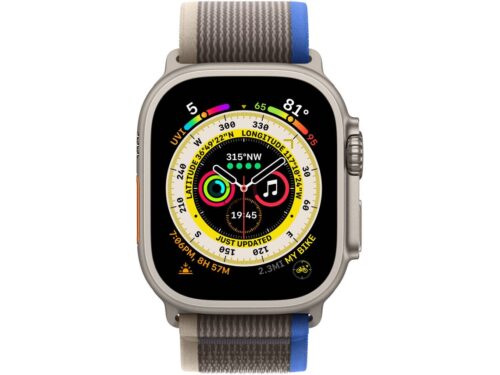 APPLE Watch Ultra GPS+Cellular 49 mm com Loop Trail Azul/Cinzento (Tamanho M/L) - Image 2