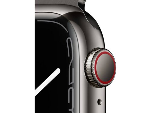 APPLE Watch Series 7 GPS+Cellular 41 mm Grafite com Loop Milanesa Grafite - Image 3