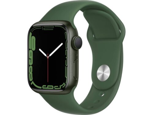 APPLE Watch Series 7 GPS 41 mm Verde com Bracelete Desportiva Trevo