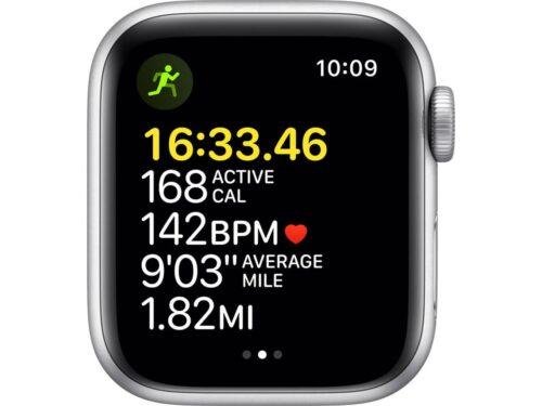APPLE Watch SE GPS 40 mm Prateado com Bracelete Desportiva Azul Abissal - Image 3
