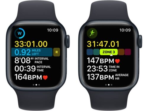 APPLE Watch Series 8 GPS 41 mm Meia-noite com Bracelete Desportiva Meia-noite - Image 5