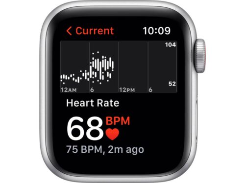 APPLE Watch SE GPS+Cellular 40 mm Prateado com Bracelete Desportiva Azul Abissal - Image 4