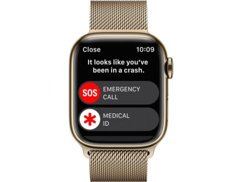 APPLE Watch Series 8 GPS+Cellular 41 mm Dourado com Loop Milanesa Dourado - Image 4