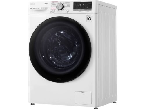 Máquina de Lavar e Secar Roupa LG F4DV5010SMW (7/10.5 kg - 1400 rpm - Branco) - Image 4