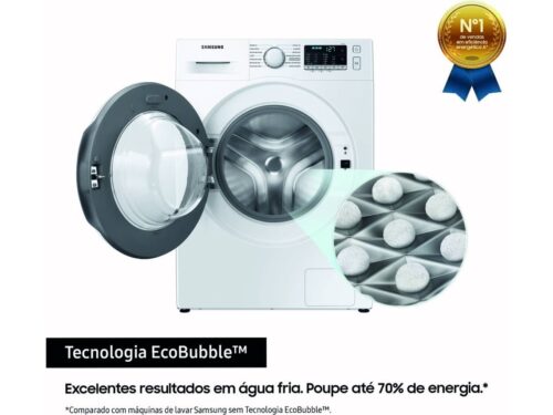Máquina de Lavar Roupa SAMSUNG WW90TA026TE (9 kg - 1200 rpm - Branco) - Image 4
