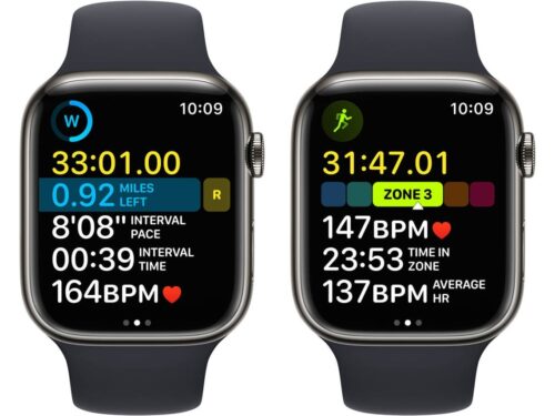 APPLE Watch Series 8 GPS+Cellular 45 mm Grafite com Bracelete Desportiva Meia-noite - Image 5