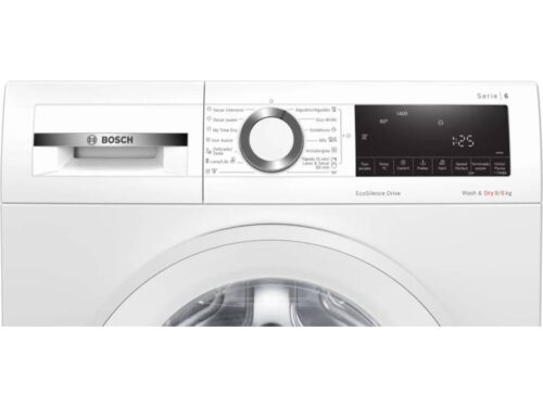 Máquina de Lavar e Secar Roupa BOSCH WNA14400ES (6/9 kg - 1400 rpm - Branco) - Image 2