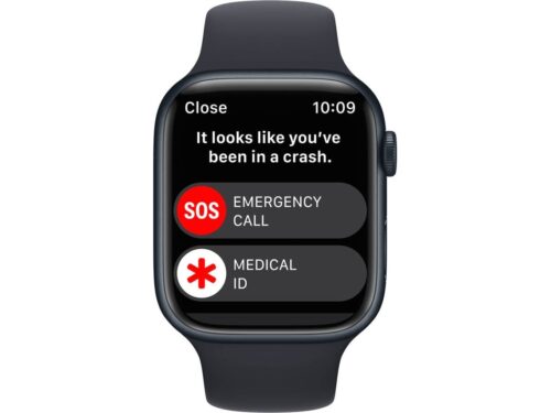 APPLE Watch Series 8 GPS 45 mm Meia-noite com Bracelete Desportiva Meia-noite - Image 4