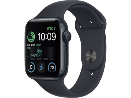 APPLE Watch SE GPS 44 mm Meia-noite com Bracelete Desportiva Meia-noite