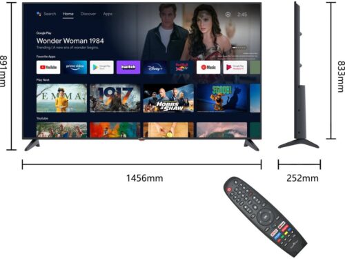 TV SMART TECH 65UA20T1 (LED - 65'' - 165 cm - 4K Ultra HD - Android TV) - Image 3