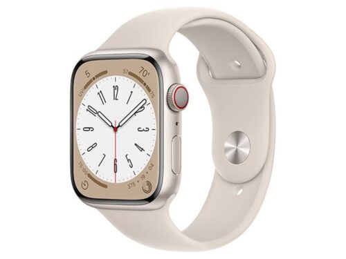 APPLE Watch Series 8 GPS+Cellular 45 mm Luz das Estrelas com Bracelete Desportiva Luz das Estrelas