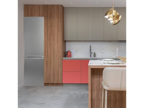 Frigorífico Combinado CANDY CMDS 6184XN (Estático - 185 cm - 305 L - Inox) - Image 2