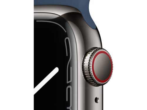 APPLE Watch Series 7 GPS+Cellular 41 mm Grafite com Bracelete Desportiva Azul Abissal - Image 3