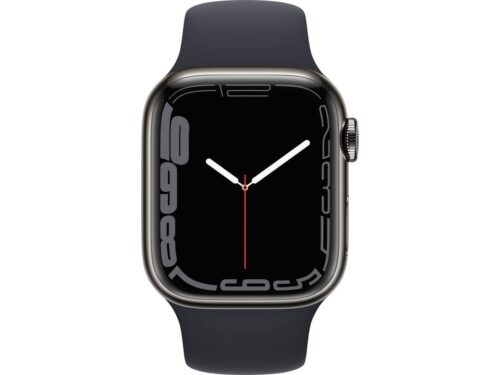 APPLE Watch Series 7 GPS+Cellular 41 mm Cinzento com Bracelete Desportiva Meia-Noite - Image 2