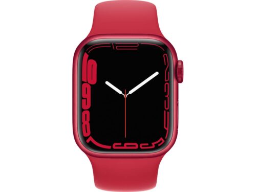 APPLE Watch Series 7 GPS 41 mm com Correia Desportiva Vermelho - Image 2