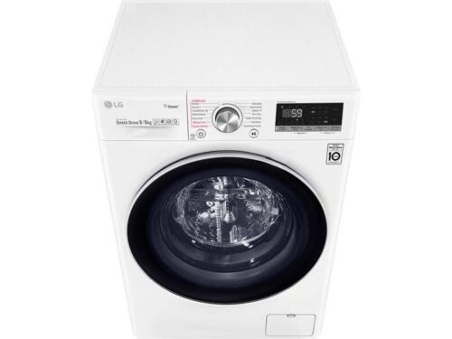Máquina de Lavar e Secar Roupa LG F4DV5009S0W (6/9 kg - 1400 rpm - Branco) - Image 5