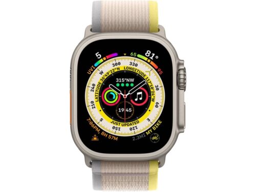 APPLE Watch Ultra GPS+Cellular 49 mm com Loop Trail Amarelo/Bege (Tamanho M/L) - Image 2